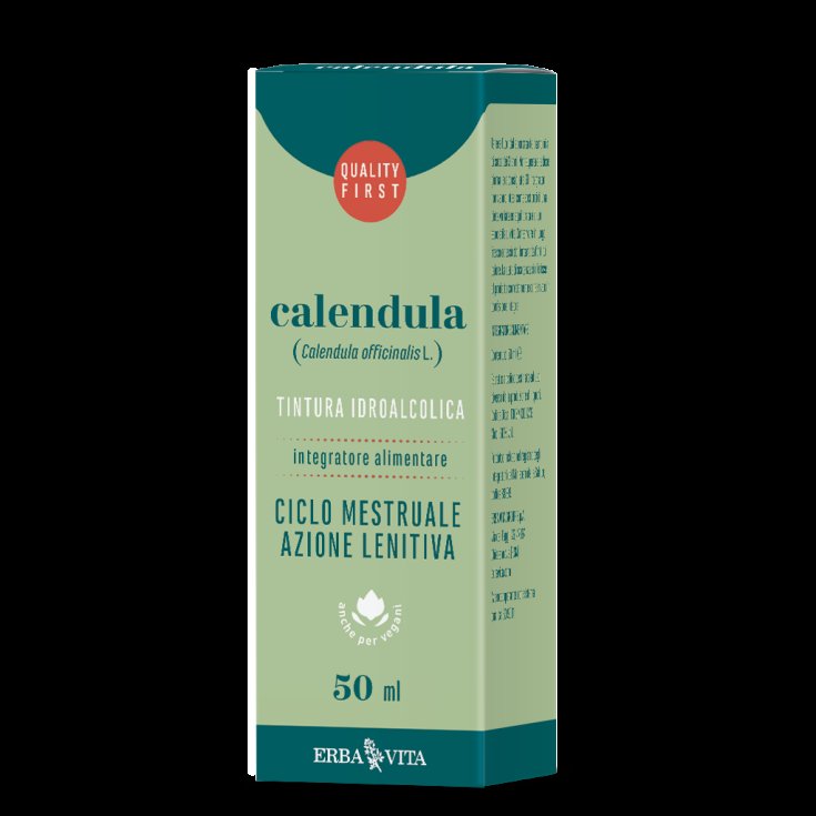 ErbaVita Hydroalcoholic Tincture Calendula Food Supplement 50ml