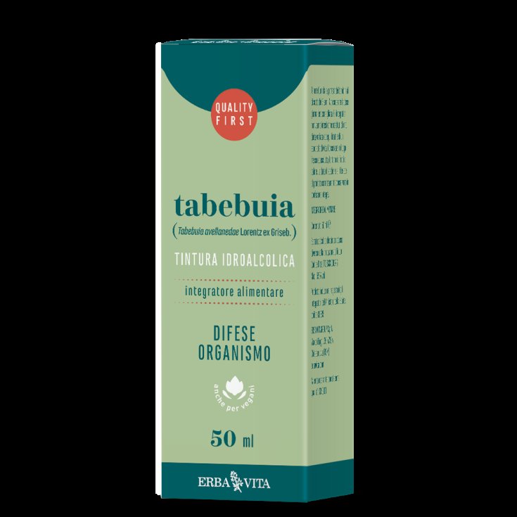 ErbaVita Tincture Hydroalcoholic Tabebuia Food Supplement 50ml