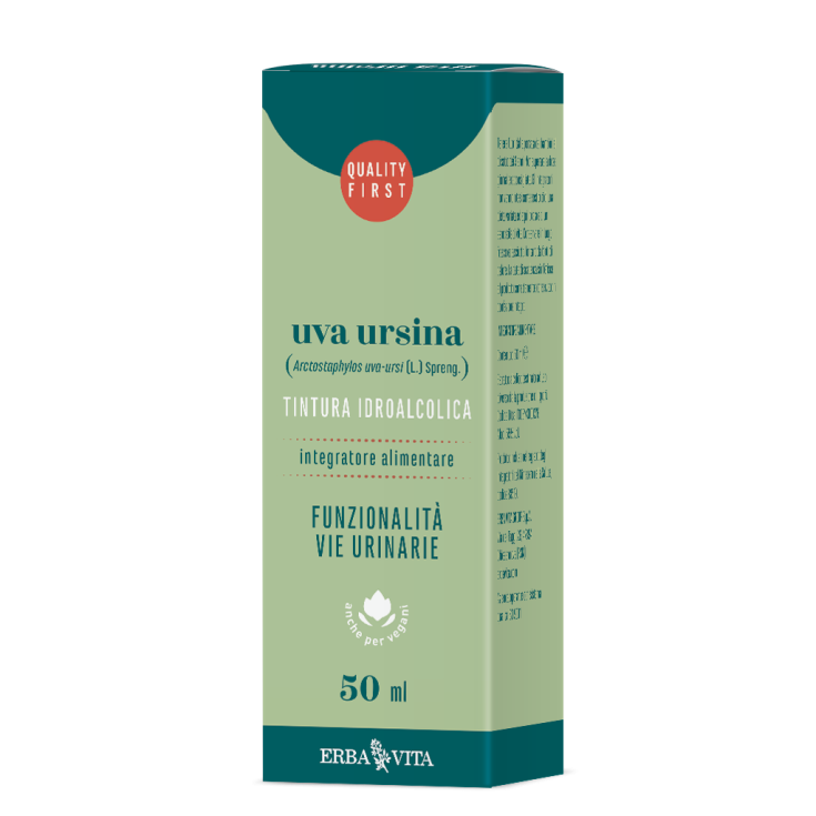 ErbaVita Hydroalcoholic Tincture Uva Ursina Food Supplement 50ml