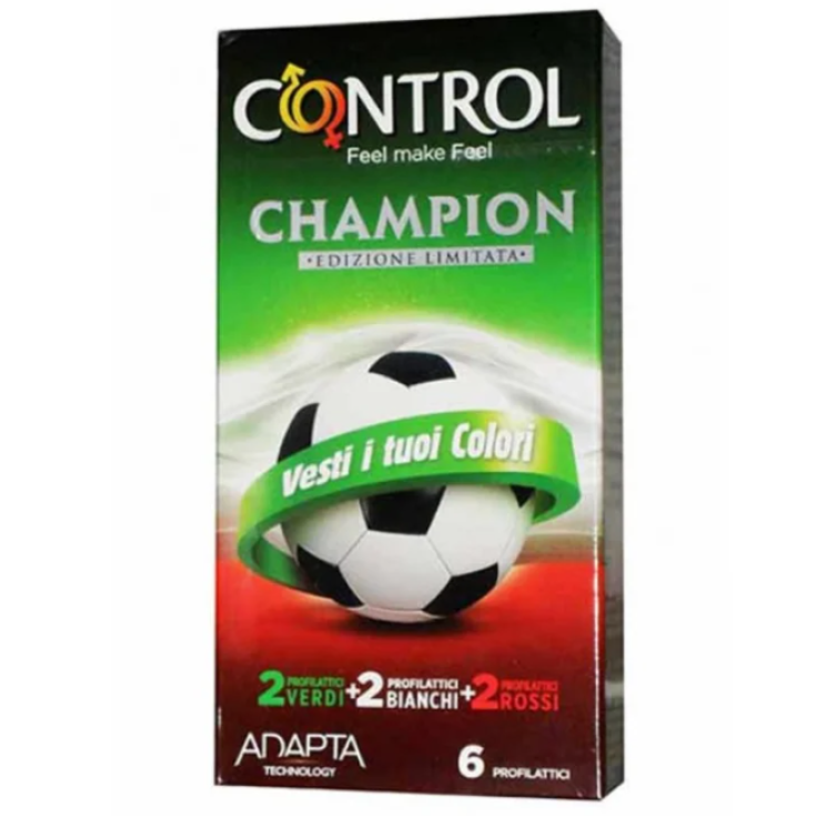 Control Champion Limited Edition 6 Colored Condoms