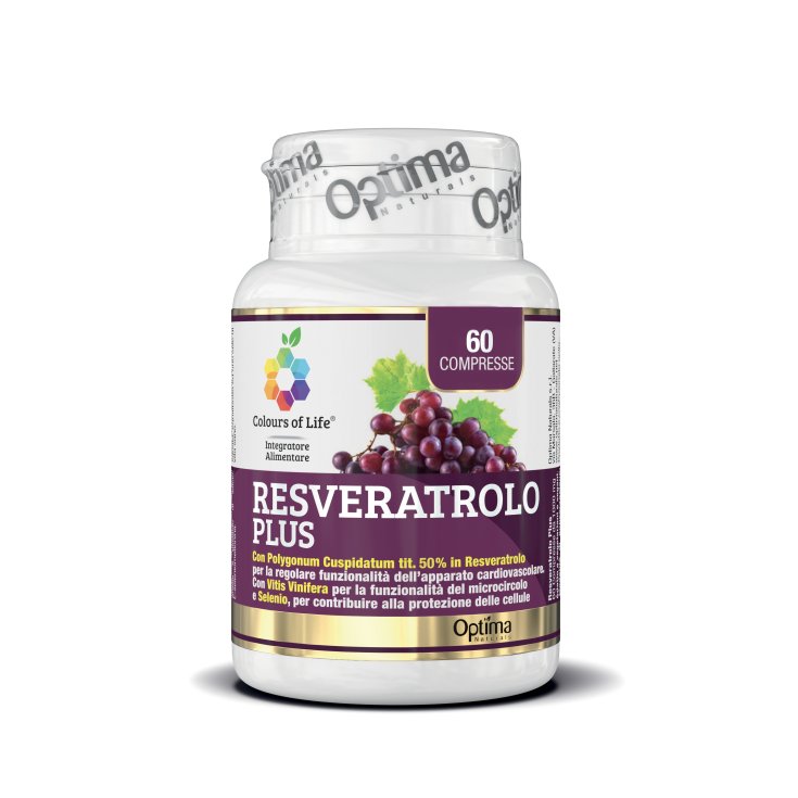 Resveratrol Plus Colors Of Life® Optima Naturals 60 Tablets