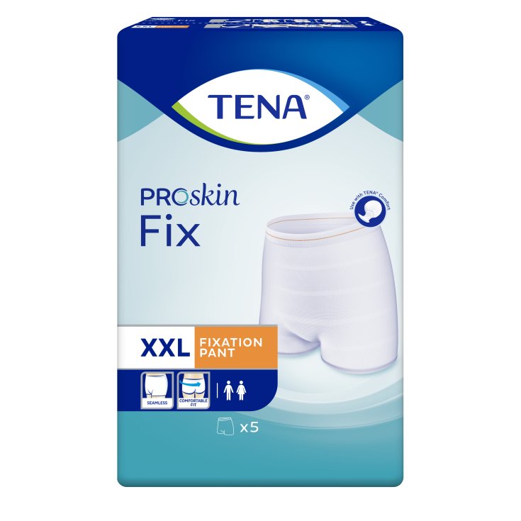 Tena Fix Extra-large Elastic Pant Size Xxl 5 Pieces