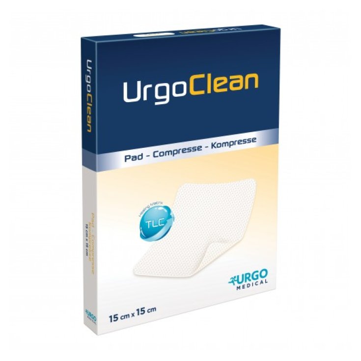 Urgo Medical Urgoclean Ag Sterile Dressings 15x15cm 10 Pieces