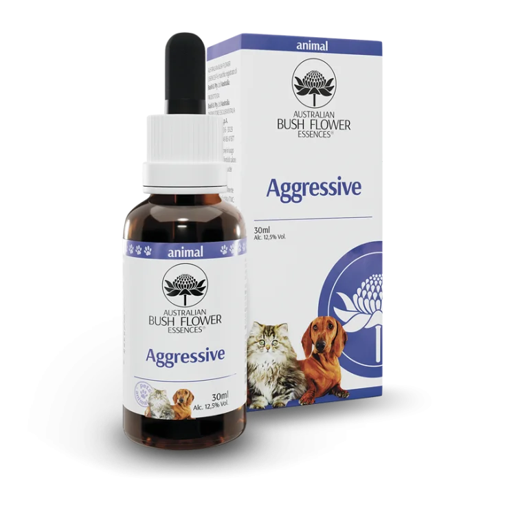 Australian Bush Flower Essences Aggressive Homeopathic Remedy For Animals 30ml