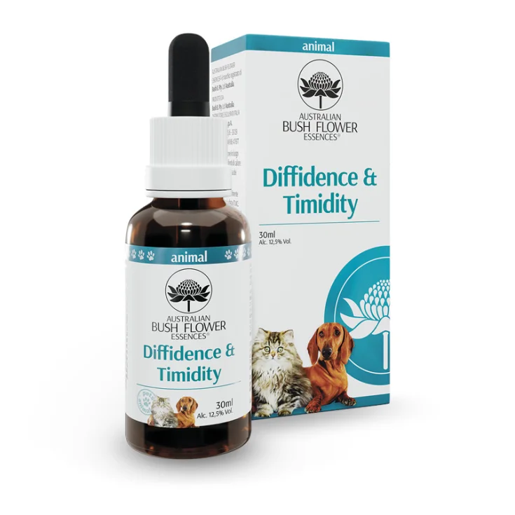 Australian Bush Flower Essences Diffidence & Timidity Homeopathic Remedy For Animals 30ml