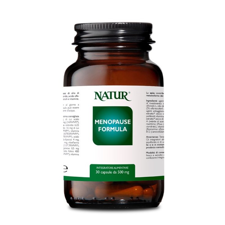 Natur Menopause Food Supplement Formula 30 Capsules 400mg