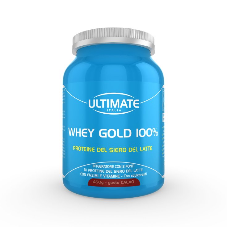 Ultimate Whey Gold 100% Food Supplement Cocoa Taste 450ml