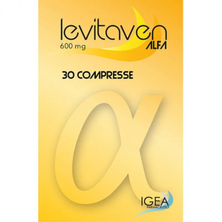 Igea Pharmaceutici Levitaven Alfa Food Supplement 30 Tablets of 600mg