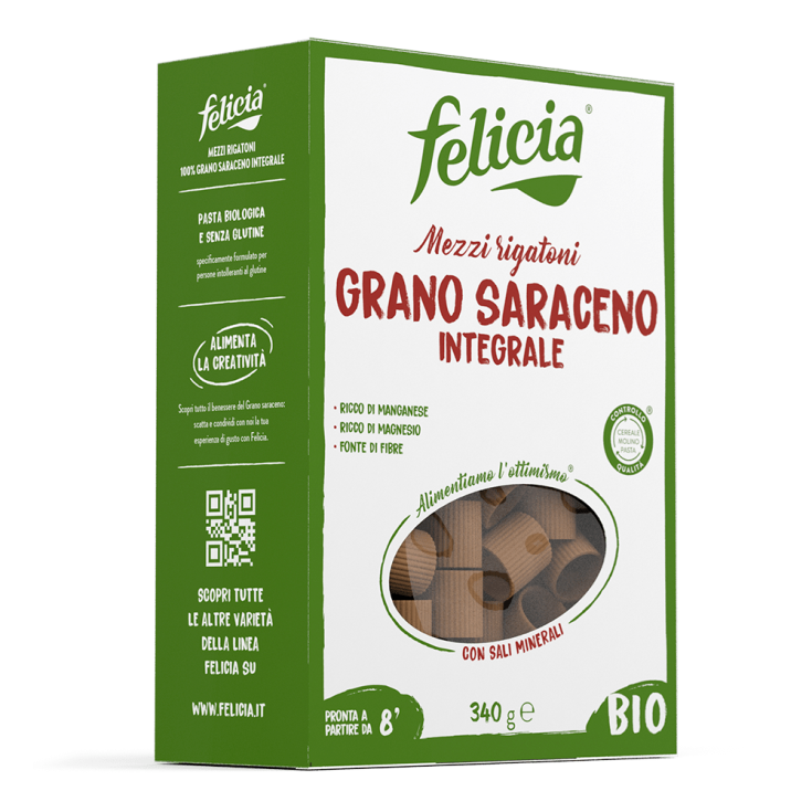 Felicia Bio Mezzi Rigatoni Organic Buckwheat Pasta 250g