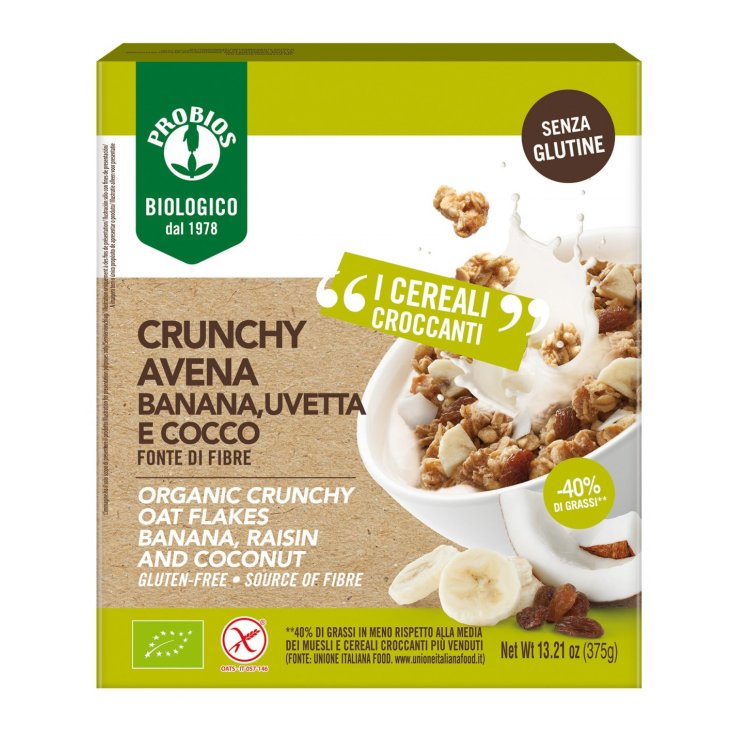 Easy To Go Crunchy Oats Banana Raisins And Coconut Probios 375g