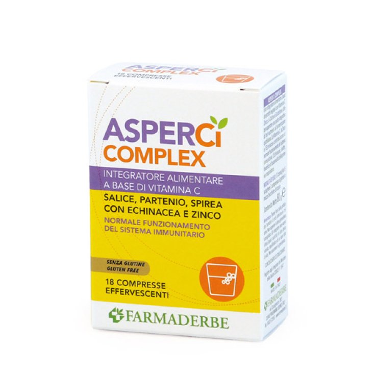 Farmaderbe Asper Ci Complex Food Supplement 18 Tablets