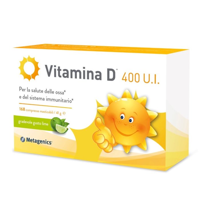 Vitamin D 400 IU Metagenics ™ 168 Chewable Tablets