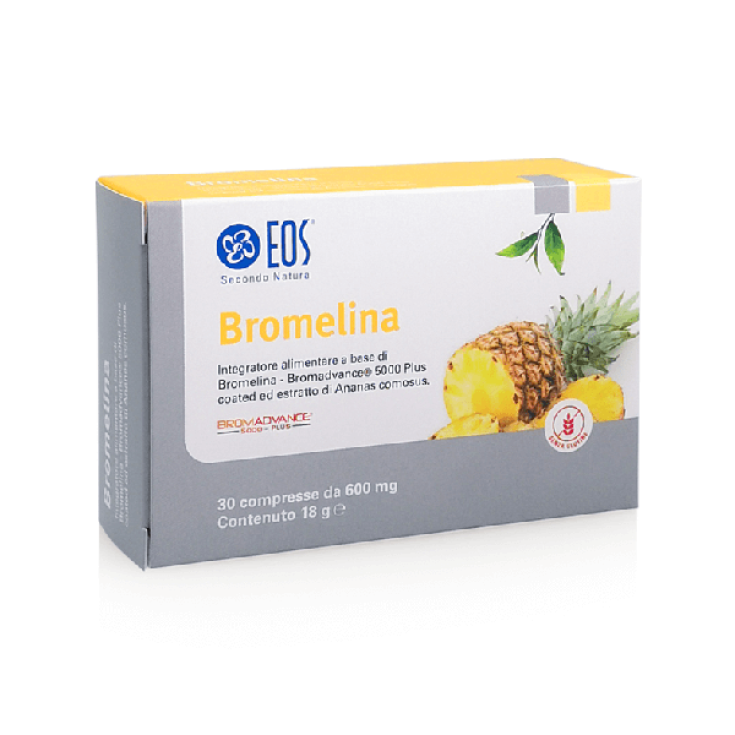 Bromelain Eos According to Nature 30 Tablets 600mg