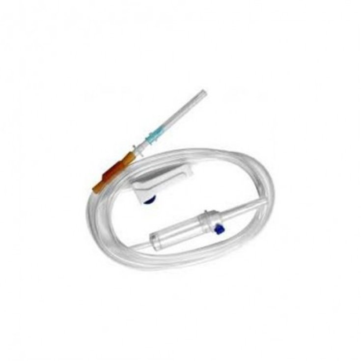 Sterile Infusion Set With Latex Free Roller