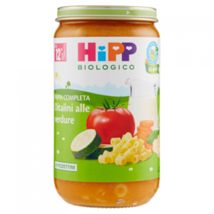 Ditalini with Vegetables HiPP Organic 250g