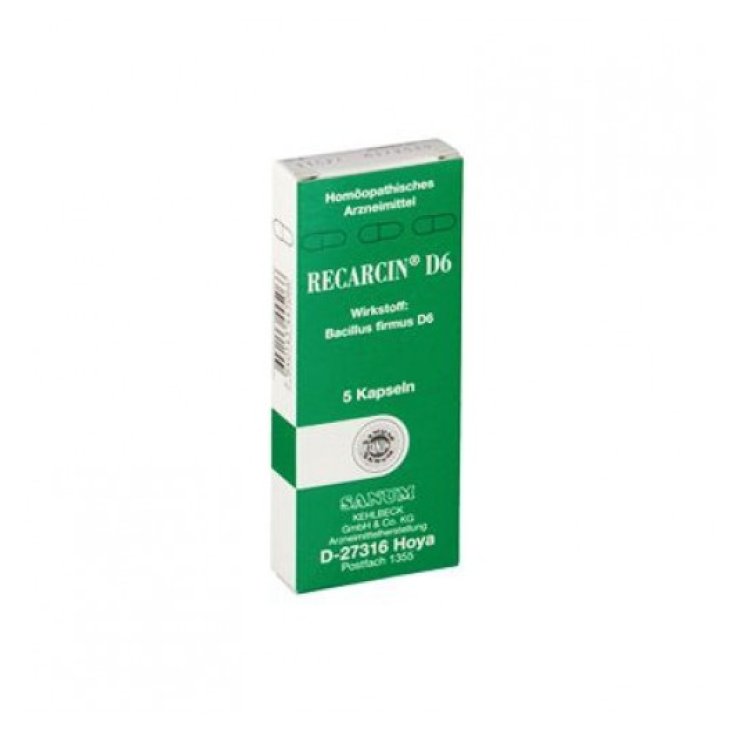 IMO Recarcin D6 Sanum Homeopathic Remedy 5 Capsules
