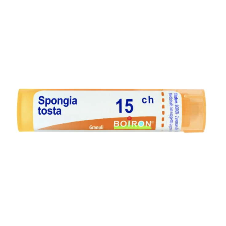 Boiron Spongia Tosta 15ch Granules Homeopathic Remedy