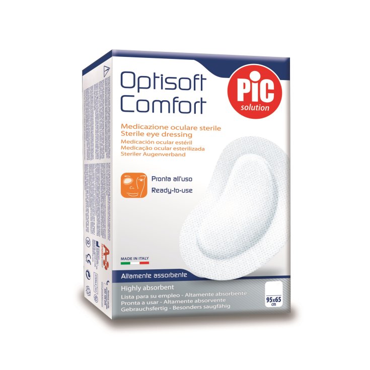 Pic Opti Soft Adhesive Eye Pad 100 Swabs