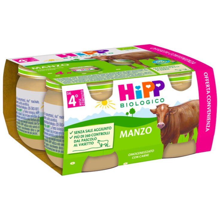 HiPP Organic Beef 4x80g