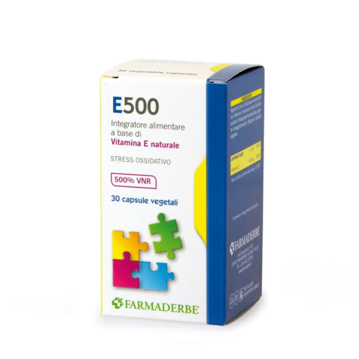 Farmaderbe E 500 Food Supplement 30 Capsules
