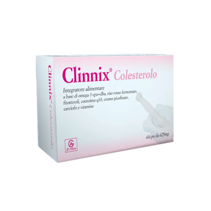 Abbate Gualtiero Clinnix Cholesterol Food Supplement 60 Capsules