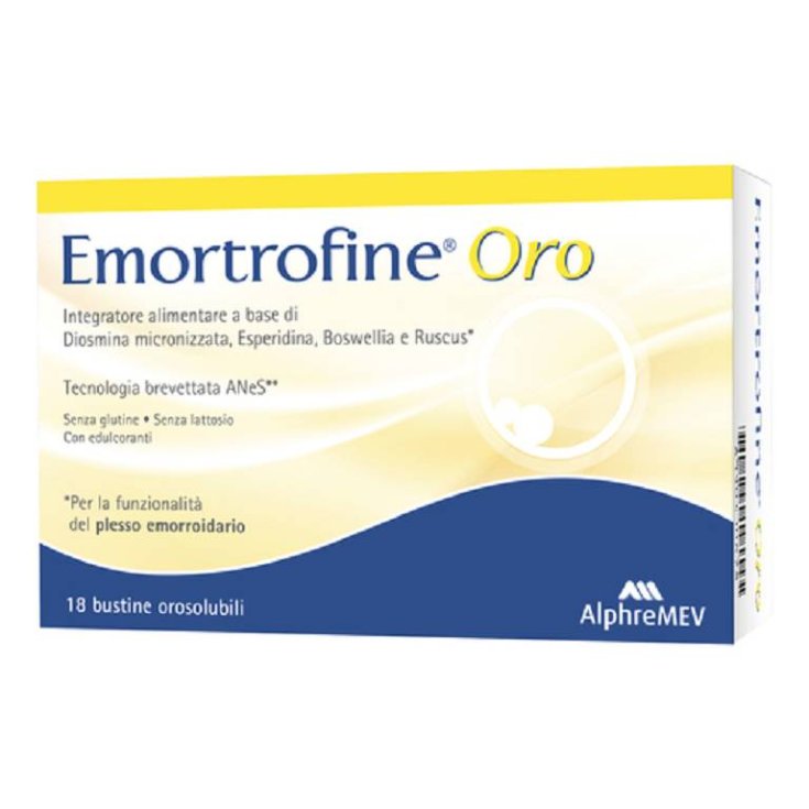 AlphreMev Hemortrofine Oro Food Supplement 18 Sachets