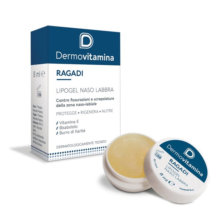 Cracks Nose Lips Lipogel Repairing Dermovitamina 8ml