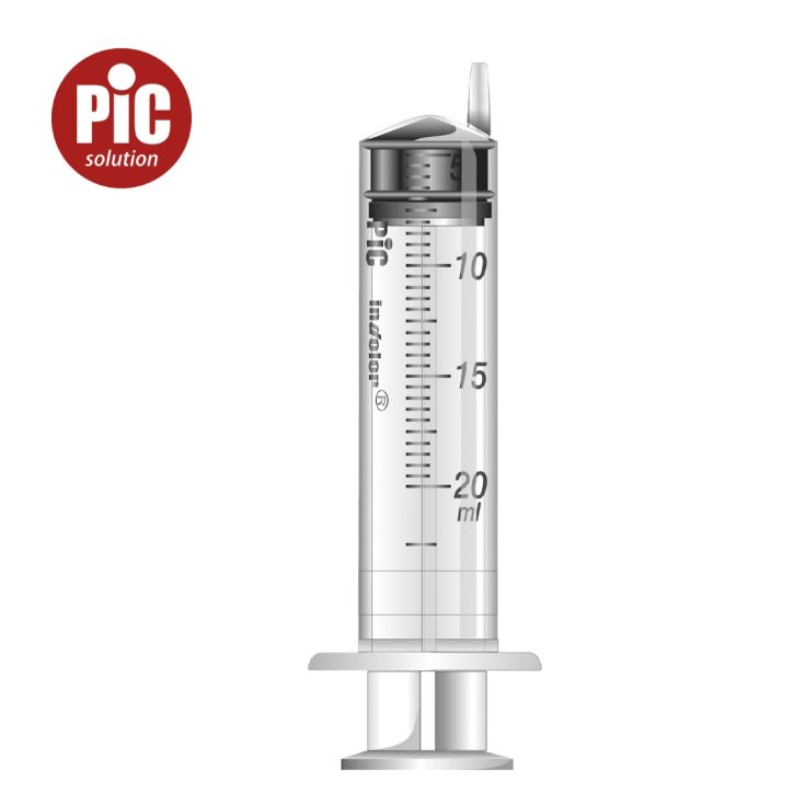 Artsana-PiKdare Pic Syringe Without Needle Eccentric Cone 20ml