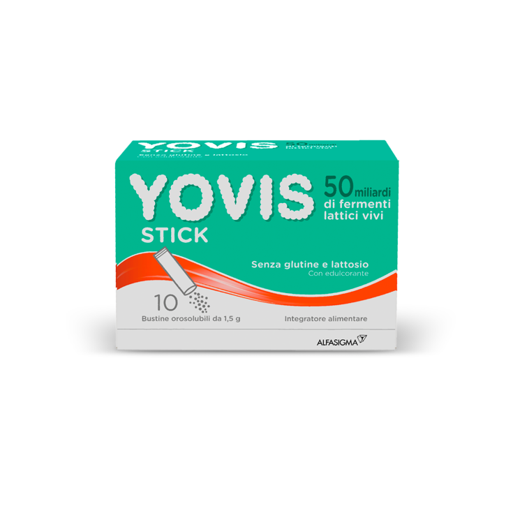 Yovis 50 Billion Alfasigma 10 Orosoluble Sticks