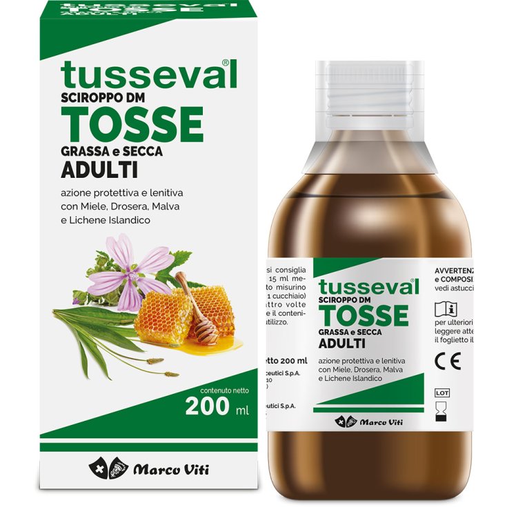 Tusseval COUGH Adults Marco Viti Syrup 200ml