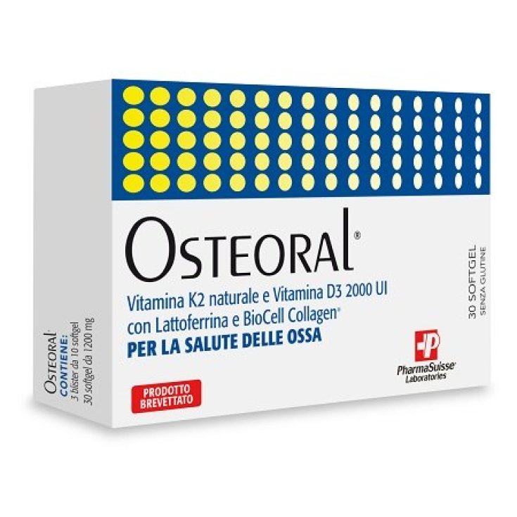 Pharmasuisse Laboratories Osteoral 30 Soft Capsules