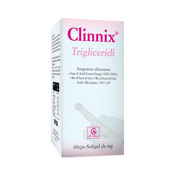 Abbate Gualtiero Clinnix Triglycerides Food Supplement 60 Capsules