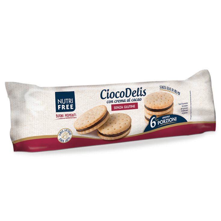 NutriFree Ciocodelis Gluten Free Cookies, Lactose Free And Soy Free 168g (28gx6)