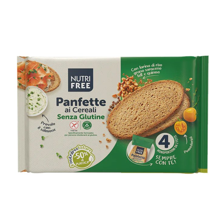 NutriFree Panfette Rustic Multigrain Gluten And Lactose Free 320g (4x80g)