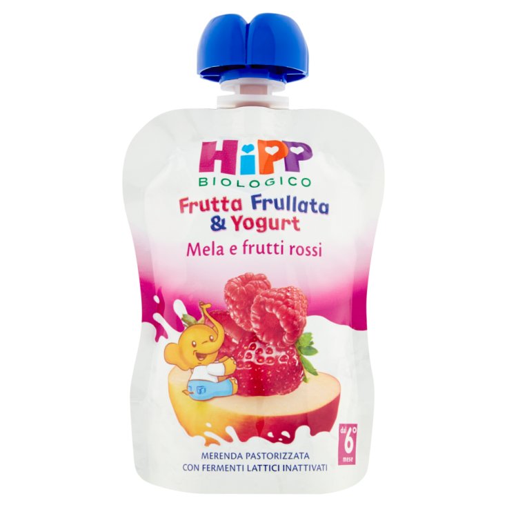 Blended Fruit & HiPP Organic Yogurt Apple Red Fruits 90g