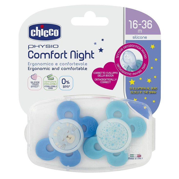 Chicco Silicone Pacifier Physio Comfort Baby Comfort 16-36 M 2u