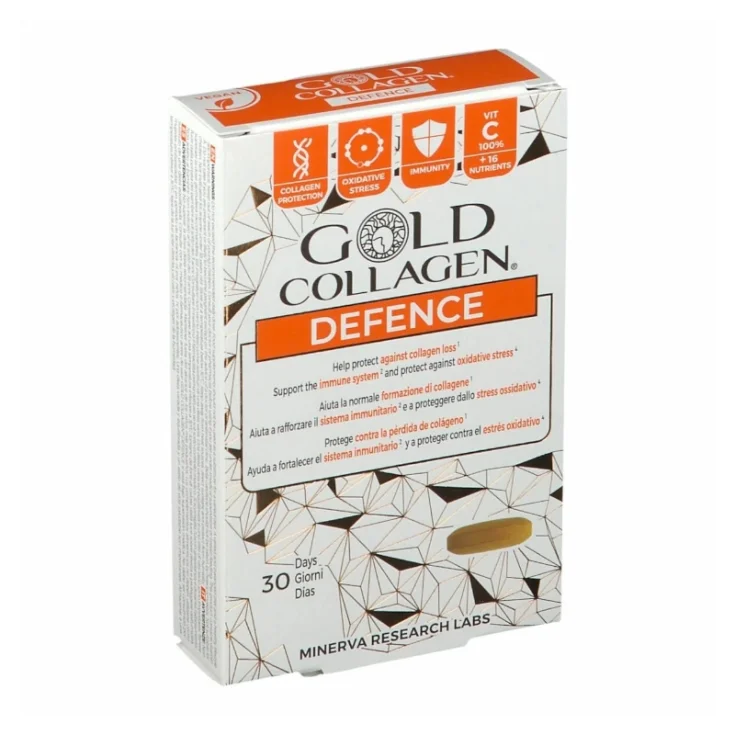 Gold Collagen Defense Food Supplement 30 Capsules