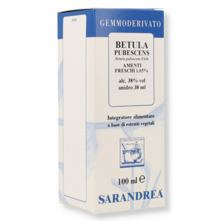 Sarandrea Betula Pubescens Amenti Food Supplement 100ml