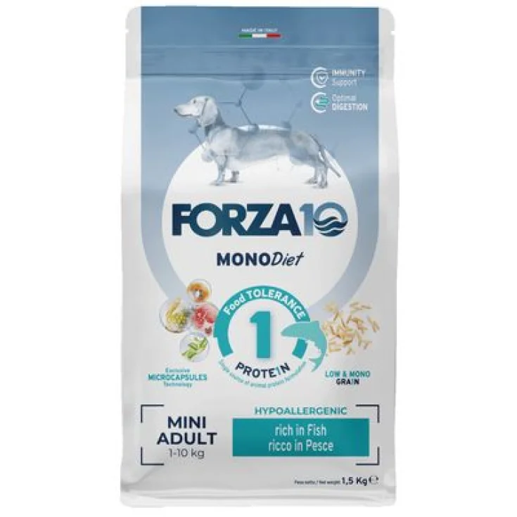 Forza10 Mini Diet Fish Croquettes For Dog 1,5kg