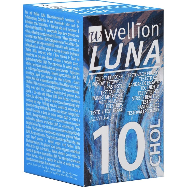 Wellion Luna Choles Blood Glucose Test Strips 10 Pieces