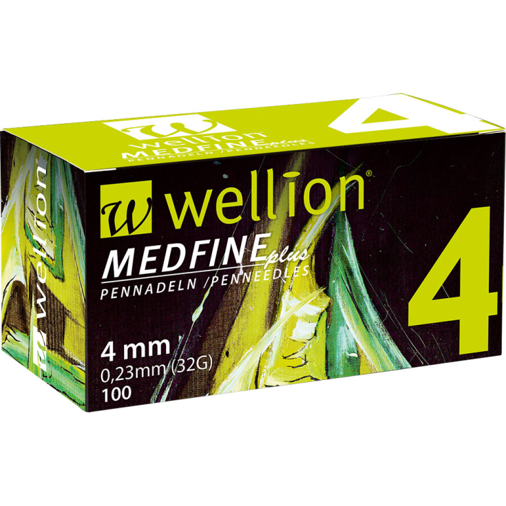 Wellion Medfine 4 Needles For Measuring Insulin G32 100 Pieces