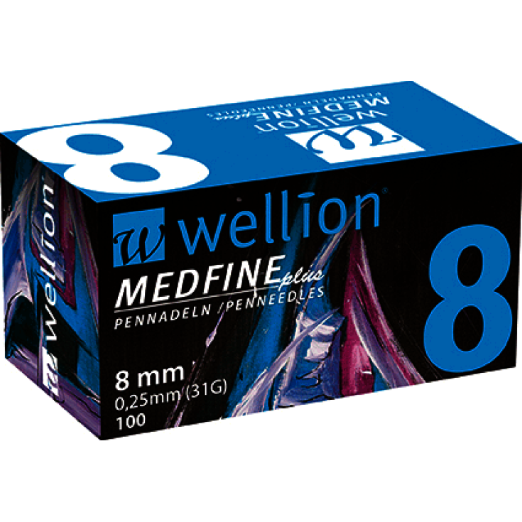 Wellion Medfine 8 Needles For Measuring Insulin G31 100 Pieces