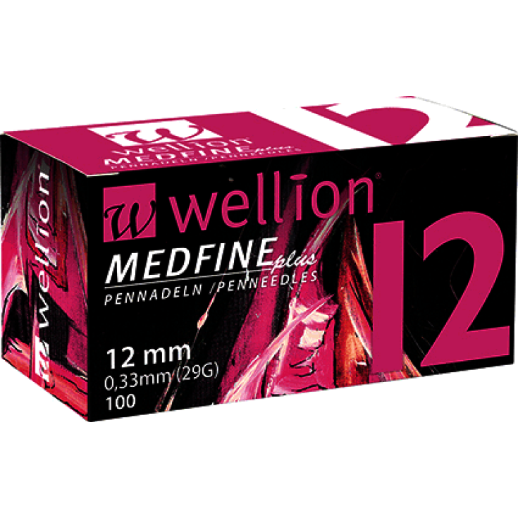 Wellion Medfine Plus 12 Needles For Measuring Insulin G29 100 Pieces