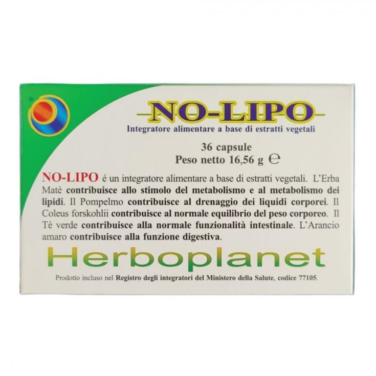 Herboplanet No Lipo Food Supplement 36 Capsules 16.56g