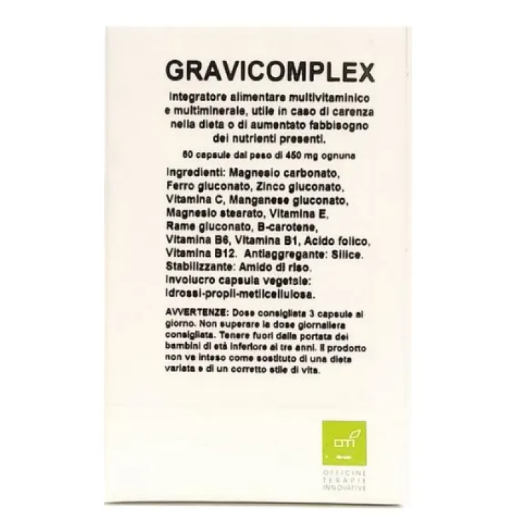 Oti Gravicomplex Food Supplement 60 Capsules