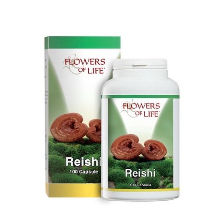 Flowers Of Life Reishi Food Supplement 100 Capsules