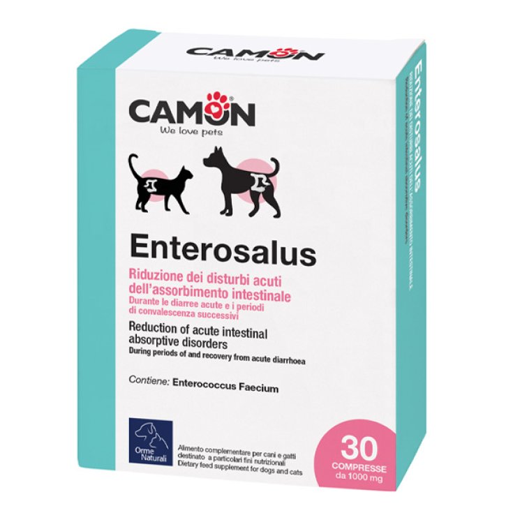 Camon Enterosalus Food Supplement 30 Tablets of 1g