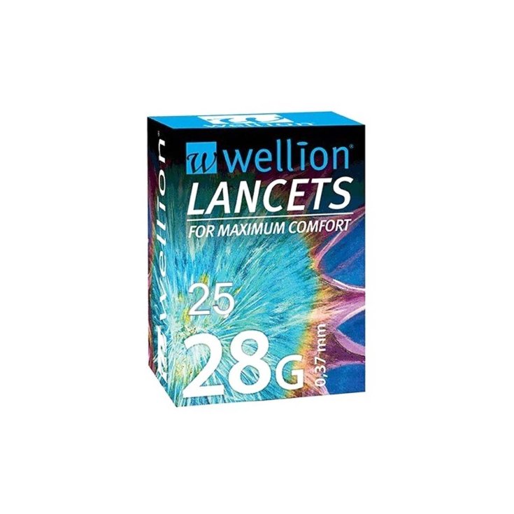 Wellion Lancets G28 Lancing Device 25 Pieces