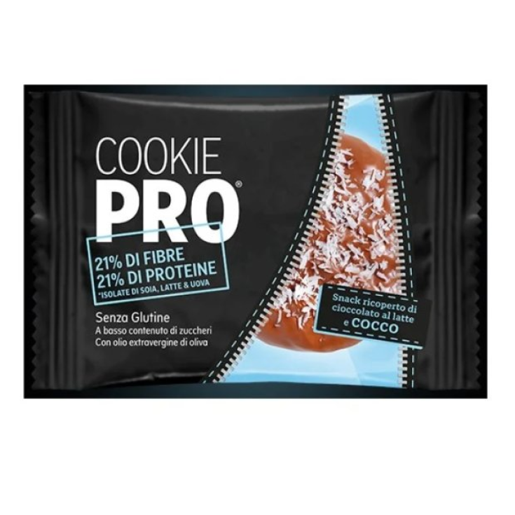 Cookie Pro Snack Coconut Covered with Milk Chocolate Monodose 10g