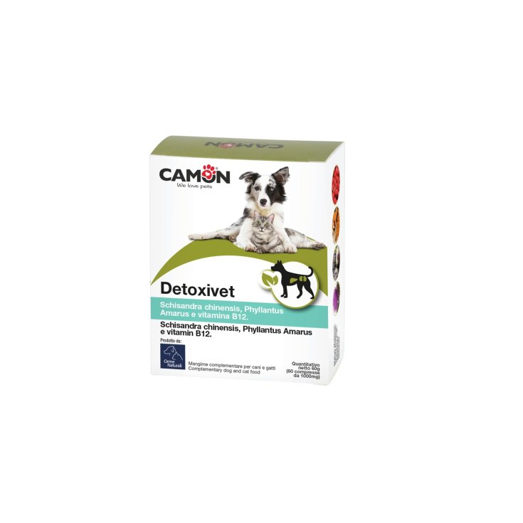 Camon Detoxivet Complementary Food For Dogs And Cats 60 Tablets